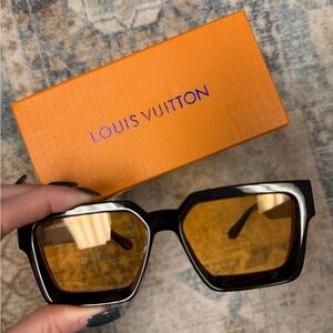 Louis Vuitton Black and Amber Sunglasses